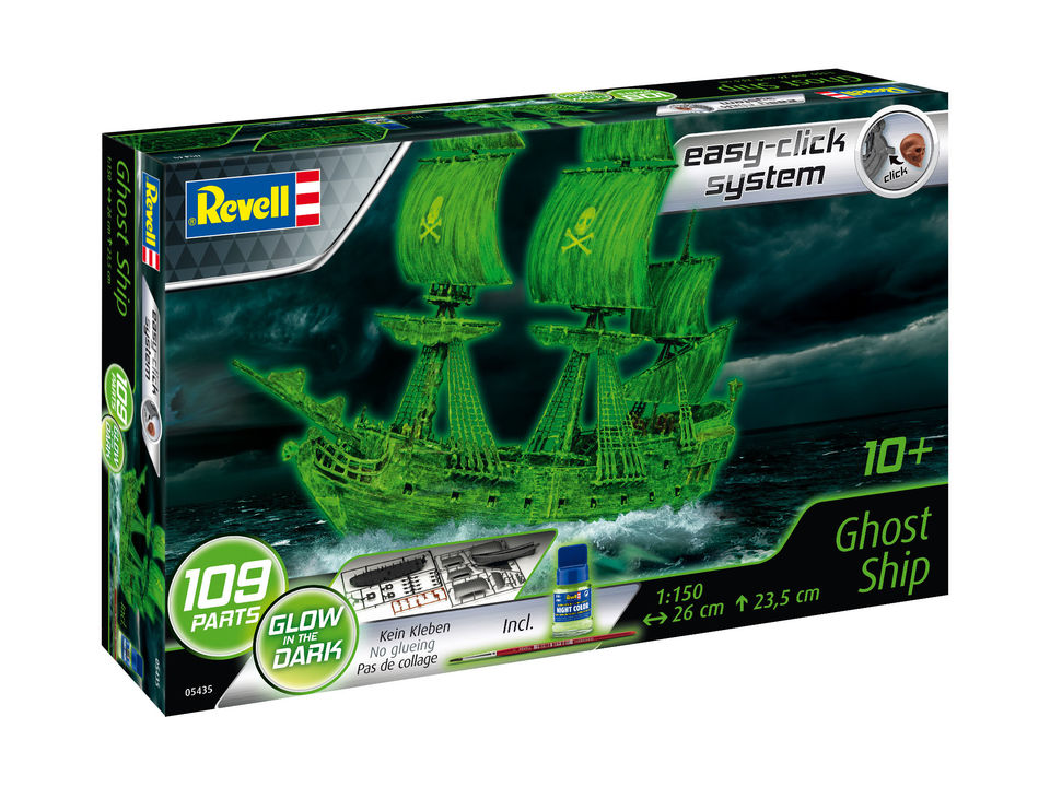 

Сборная модель Revell 1/150 Корабль-призрак светящийся в темноте 05435