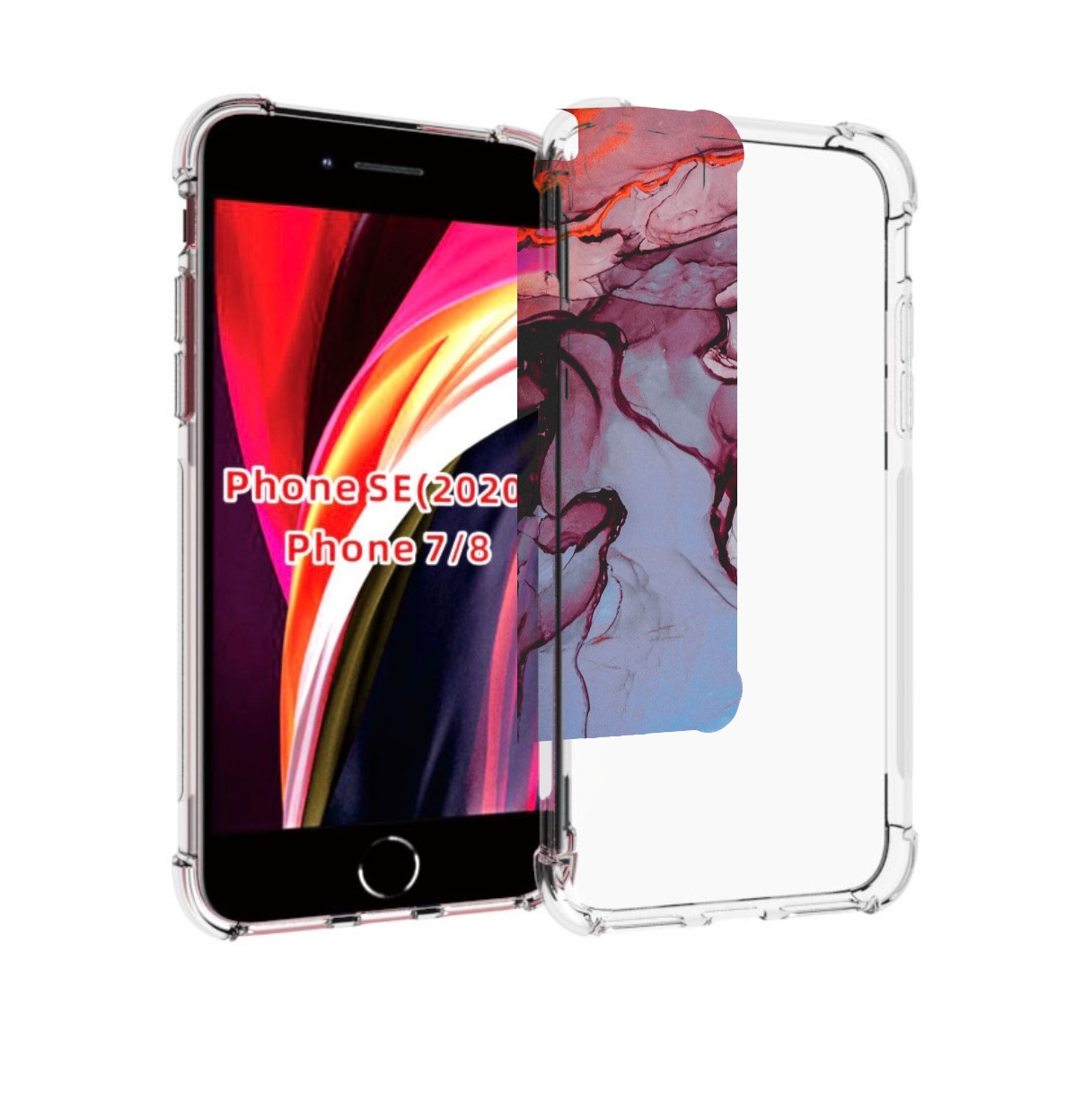 

Чехол MyPads мраморный рисунок для iPhone 7 4.7 / iPhone 8 / iPhone SE 2 (2020), Прозрачный, Tocco