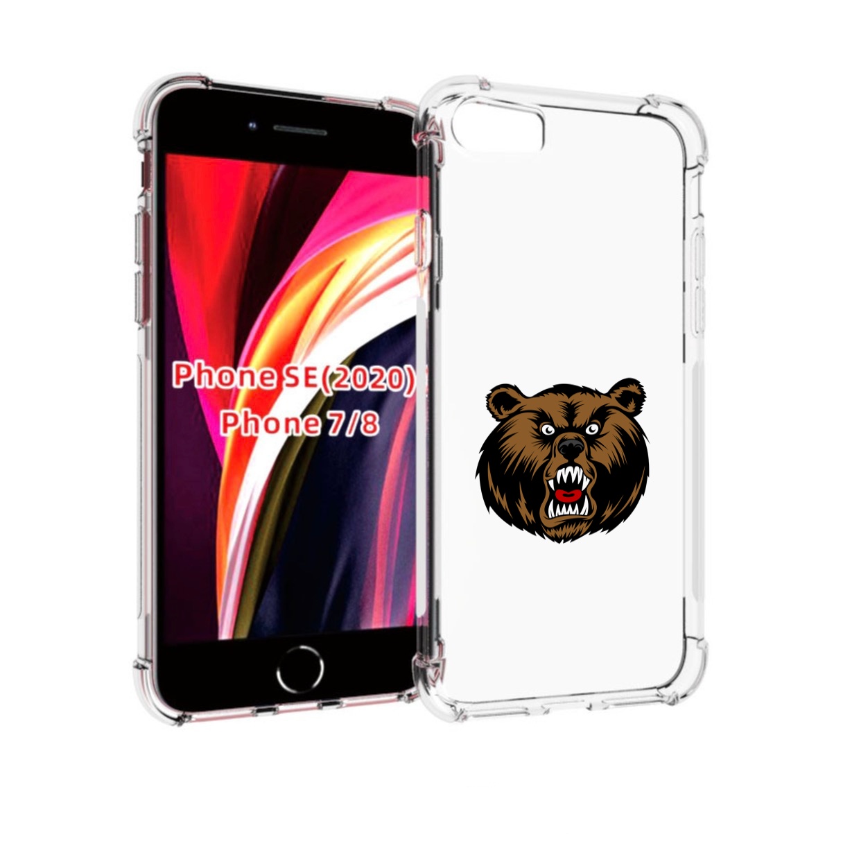 

Чехол MyPads бурый для iPhone 7 4.7 / iPhone 8 / iPhone SE 2 (2020), Прозрачный, Tocco