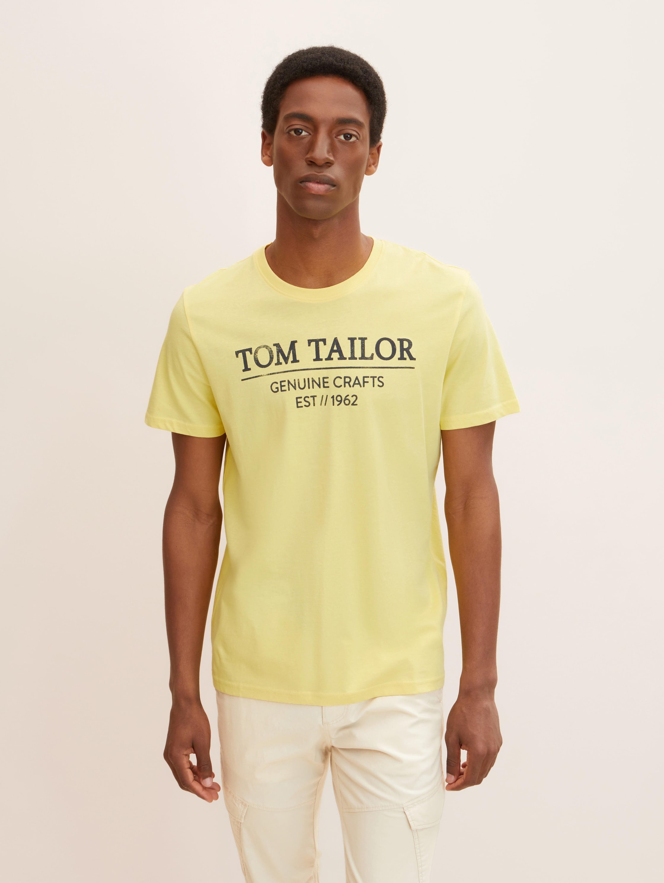 

Футболка мужская TOM TAILOR 1021229 желтая XL, 1021229
