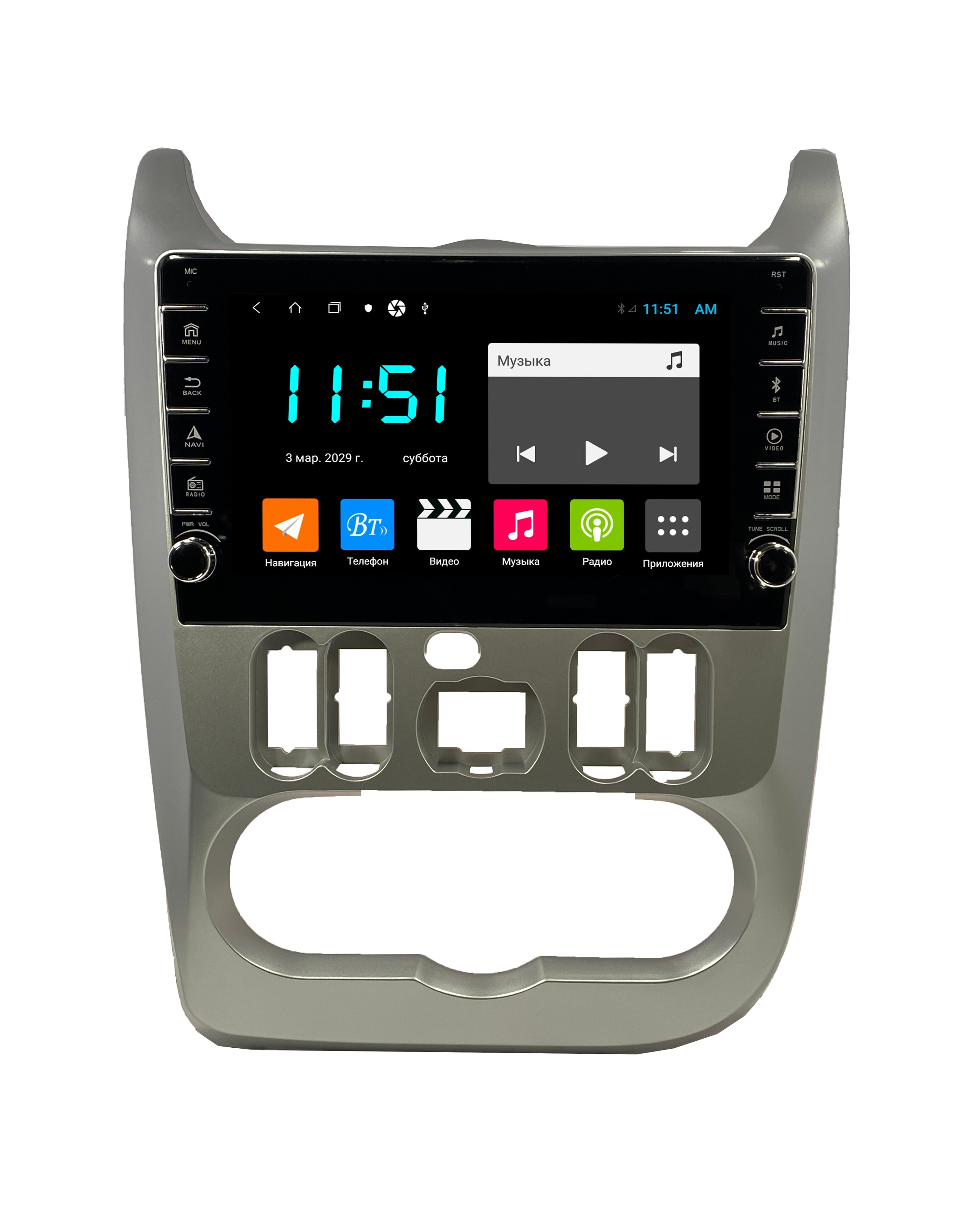 Штатная автомагнитола Zenith Renault Largus 1 Cross 1 2012-2020 Android 12 464GB с 3510000₽