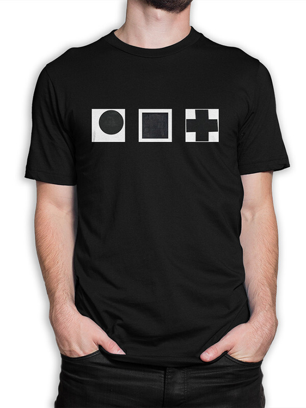 

Футболка мужская Dream Shirts Искусство Малевича черная S, Черный, Искусство Малевича
