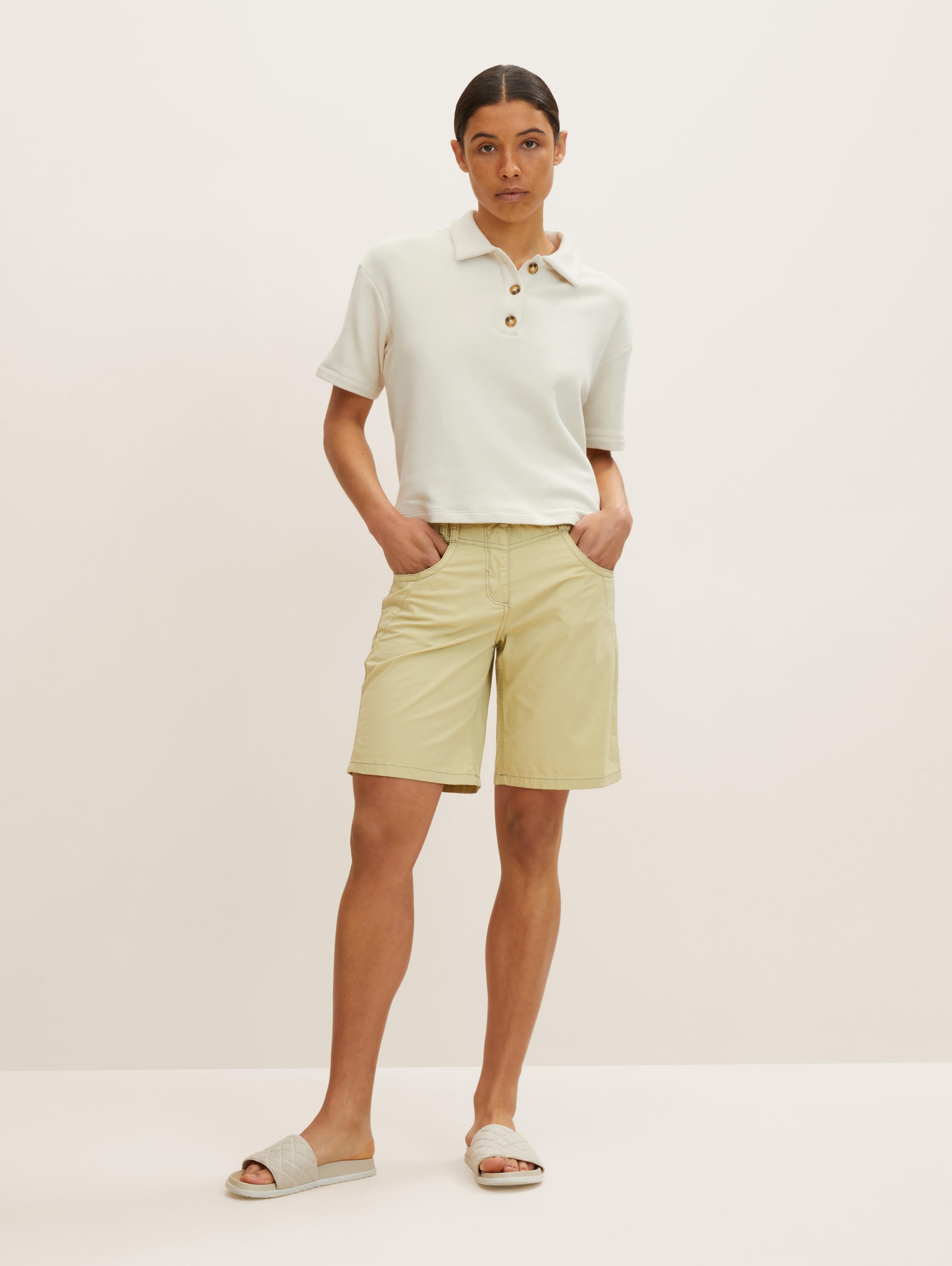 

Шорты женские TOM TAILOR 1031730 зеленые 38, 1031730