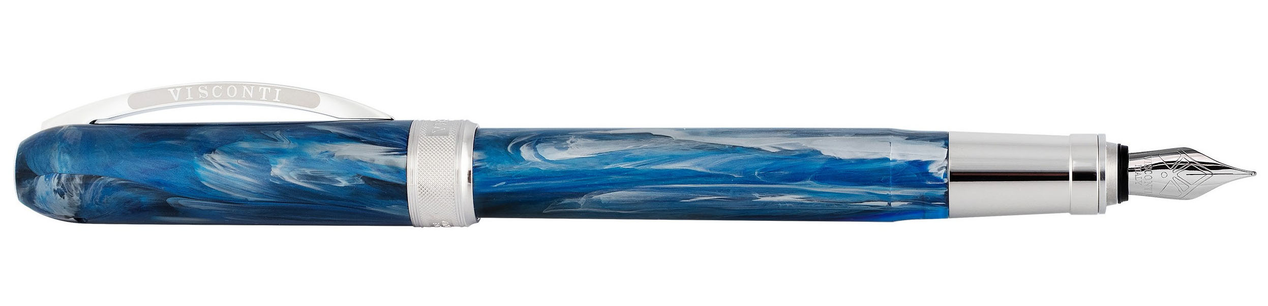 

Перьевая ручка Visconti Rembrandt Blue Fog перо F KP10-09-FPF