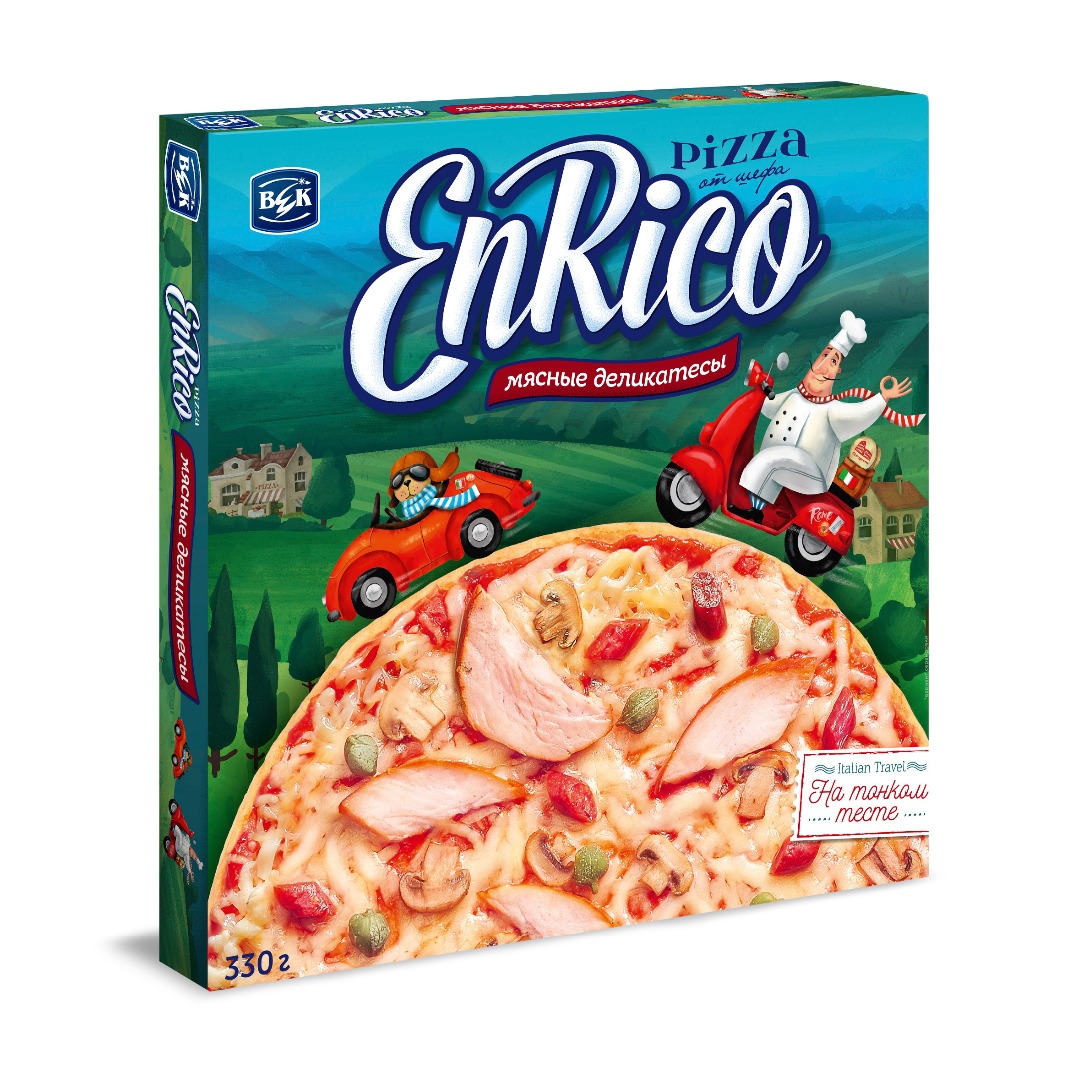 

Пицца EnRico мясные деликатесы замороженная 330 г