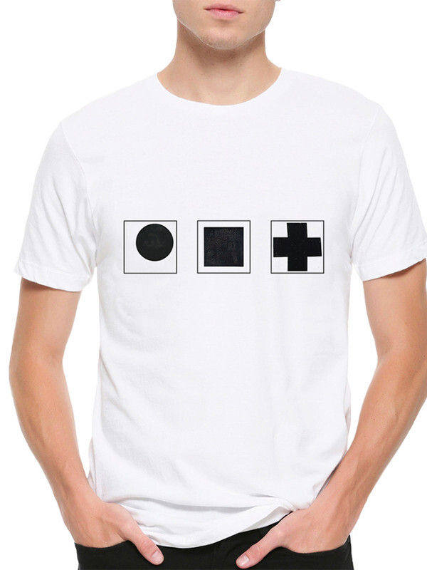 

Футболка мужская Dream Shirts Искусство Малевича белая XS, Белый, Искусство Малевича