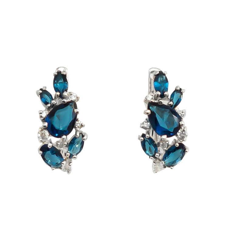 

Серьги из серебра ЯХОНТ Ювелирный 233736, топаз, 233736