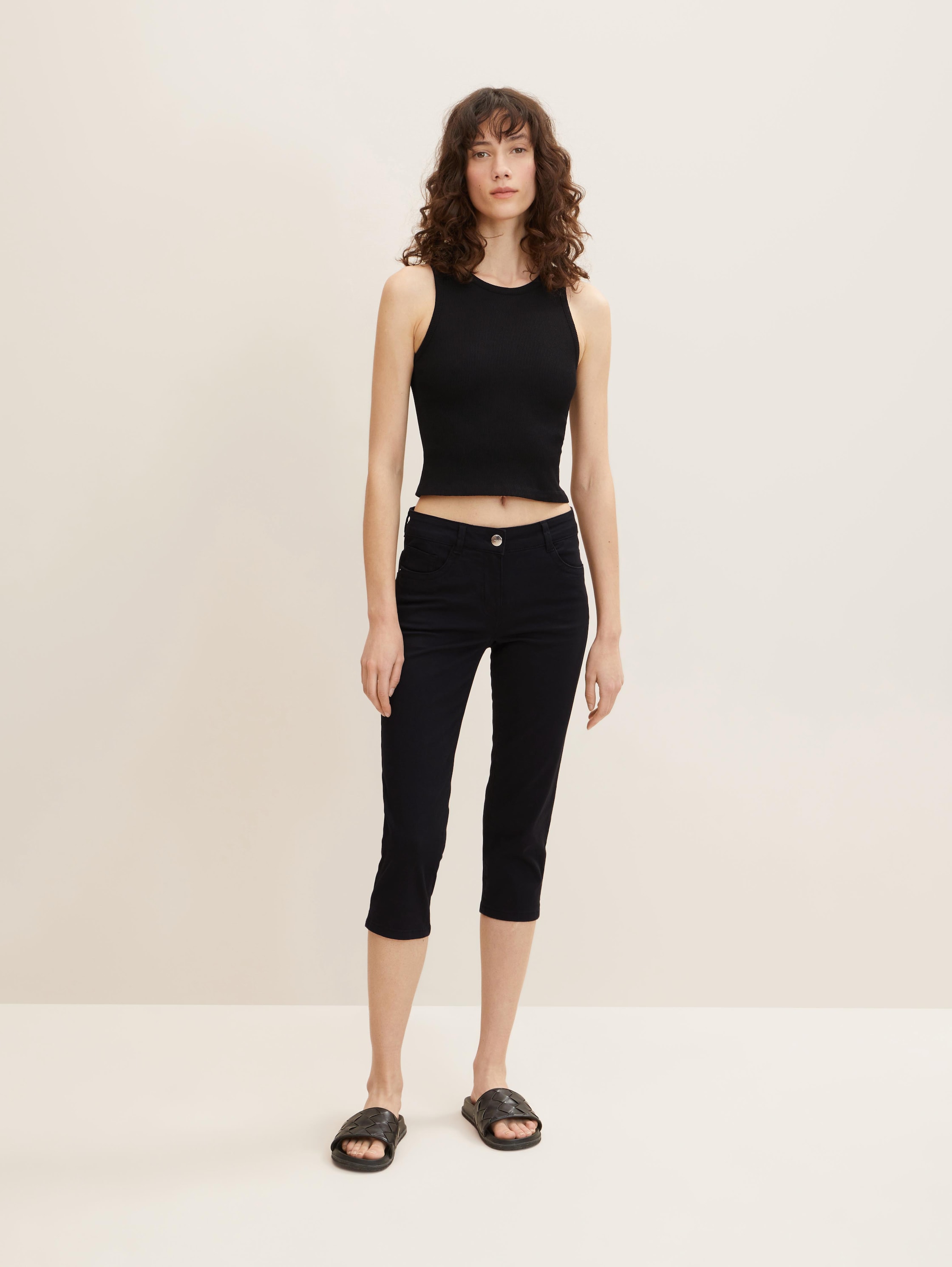 

Брюки женские TOM TAILOR 1032011 черные 38, 1032011