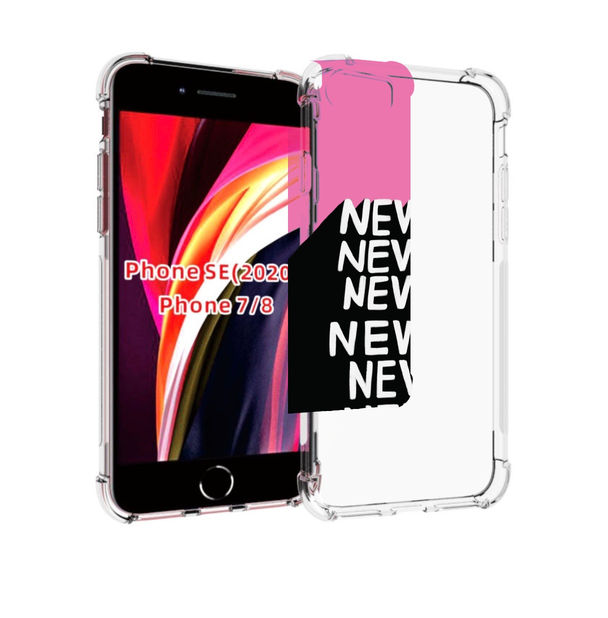 

Чехол MyPads никогда для iPhone 7 4.7 / iPhone 8 / iPhone SE 2 (2020), Прозрачный, Tocco