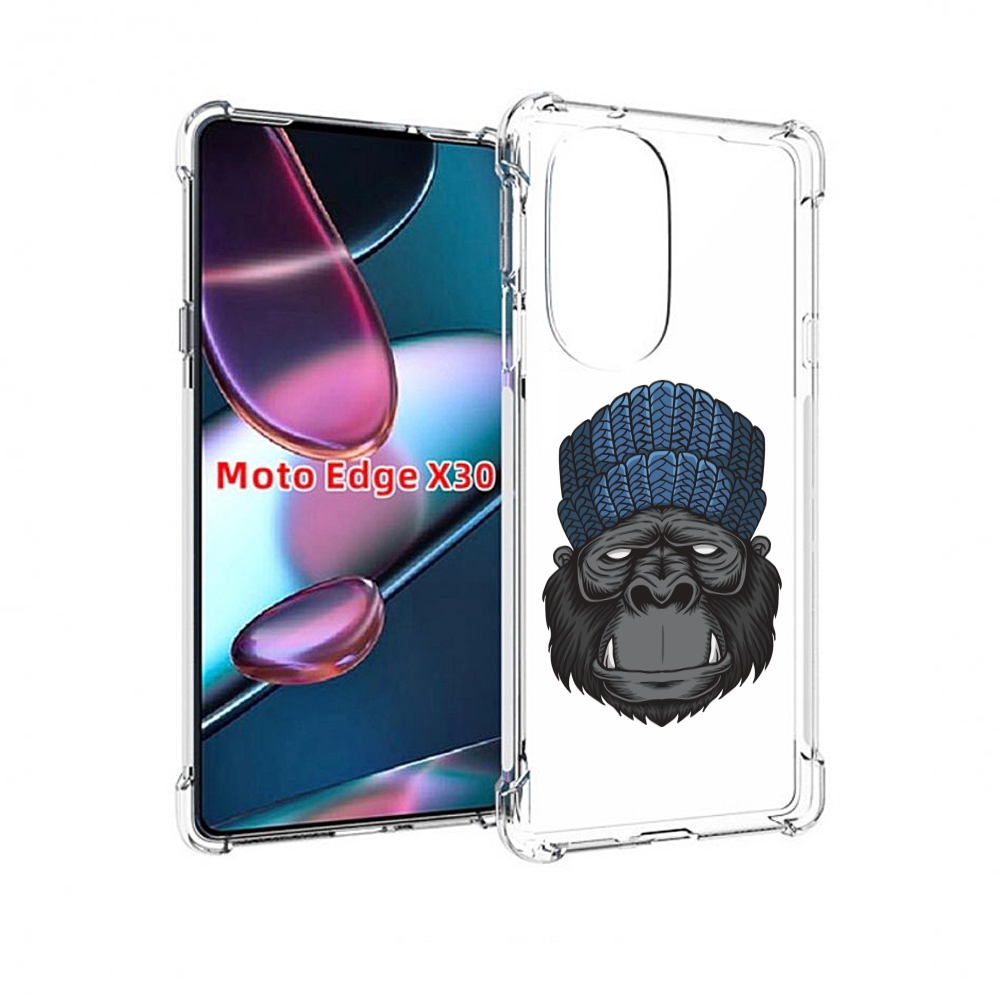 

Чехол MyPads Горила для Motorola Moto Edge X30, Прозрачный, Tocco