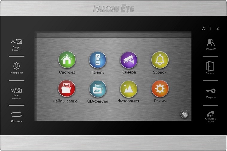 Видеодомофон FALCON EYE FE-70 ATLAS HD, черный гигиенический комплект clever atlas 97800