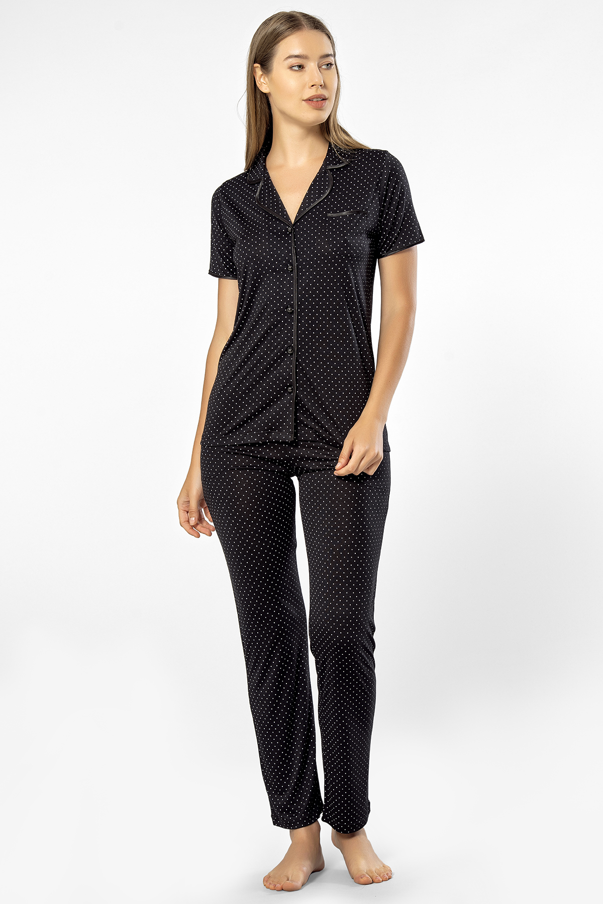 Пижама женская Turen 3291 черная XL