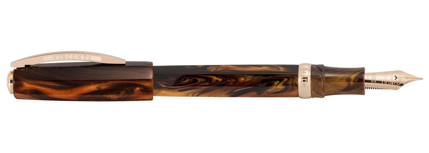 

Перьевая ручка Visconti Medici Briar Rose Gold перо EF KP17-03-FPEF