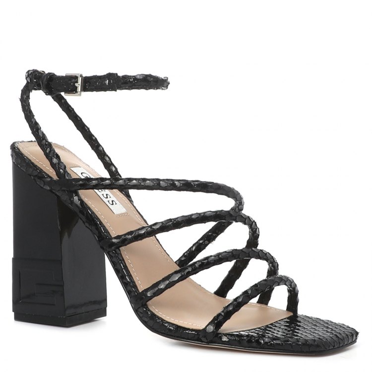 фото Женские босоножки guess tacey2 fl6tc2pel03 цв. черный 35 eu