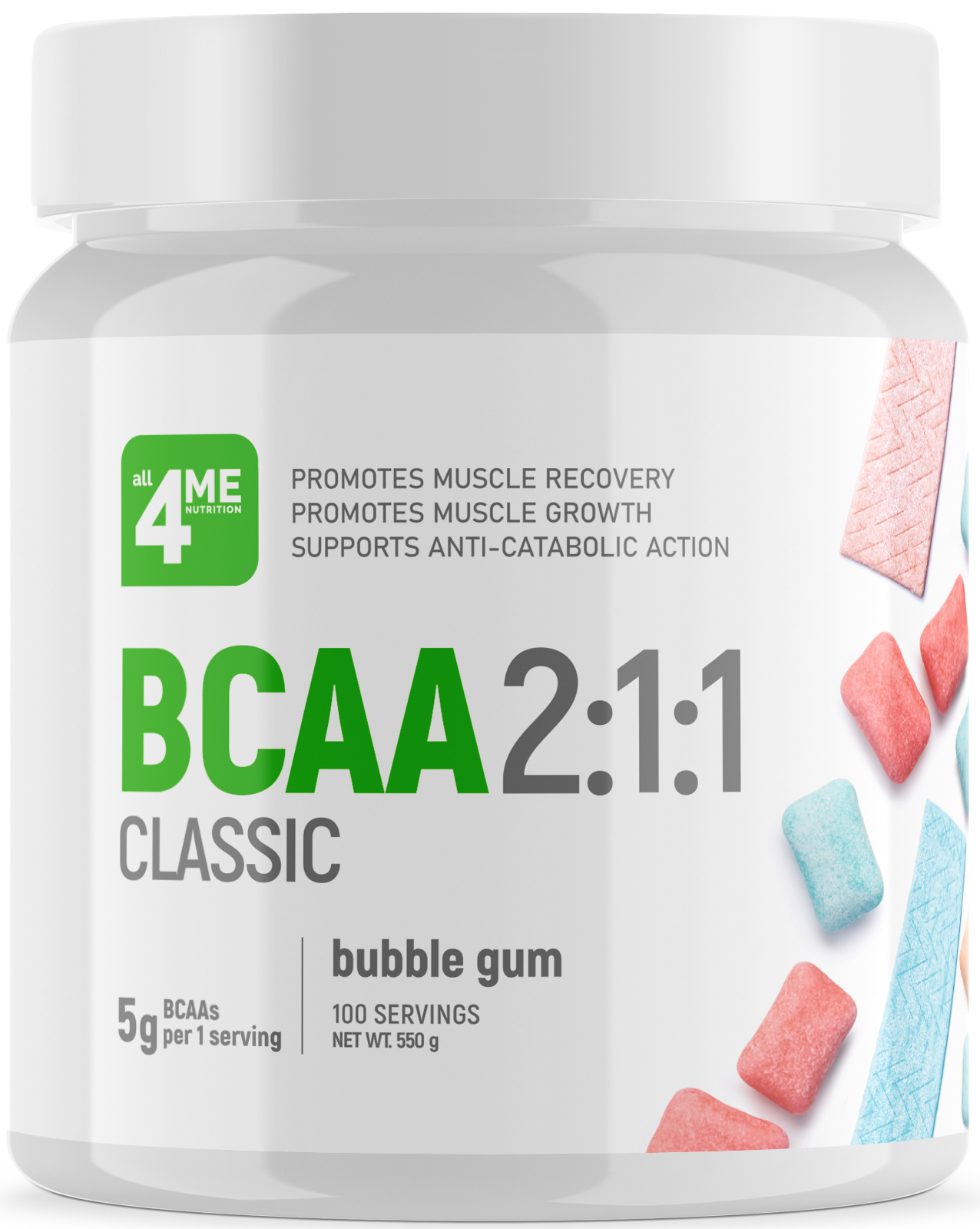 

all4ME BCAA 550 г Кола, BCAA