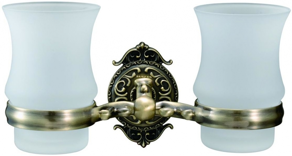 

Стакан стекло двойной к стене HAYTA GABRIEL CLASSIC BRONZE (13905G/BRONZE)
