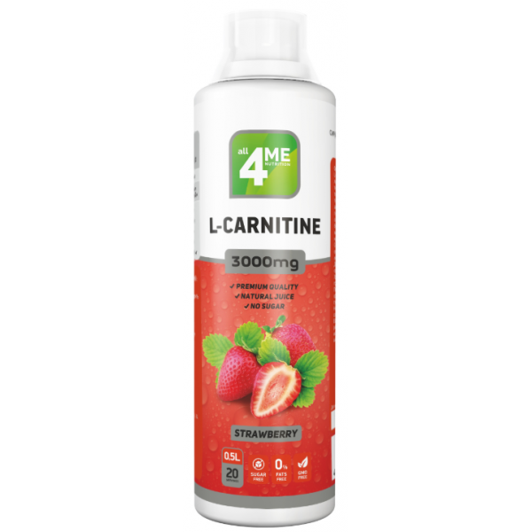 

all4me L-carnitine concentrate 500 мл Клубника