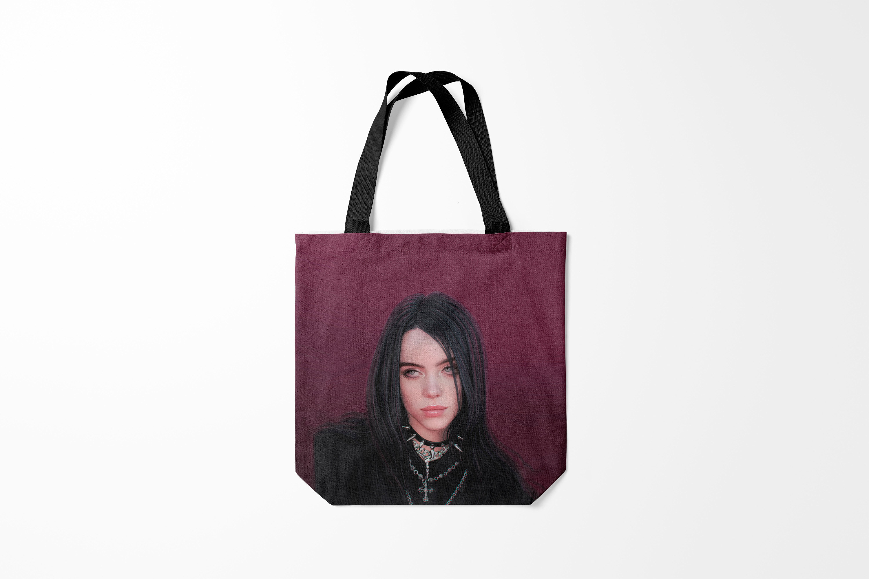 

Сумка шoппер унисекс Burnettie Billie Eilish Green, желтый, Billie Eilish Green