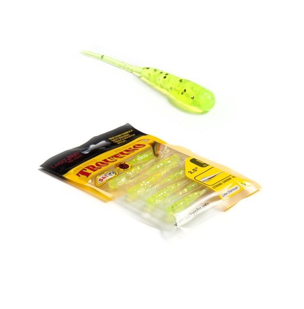 

Силиконовая приманка Lucky John Pro Series Troutino 53 мм, 071, Зеленый, Pro Series Troutino