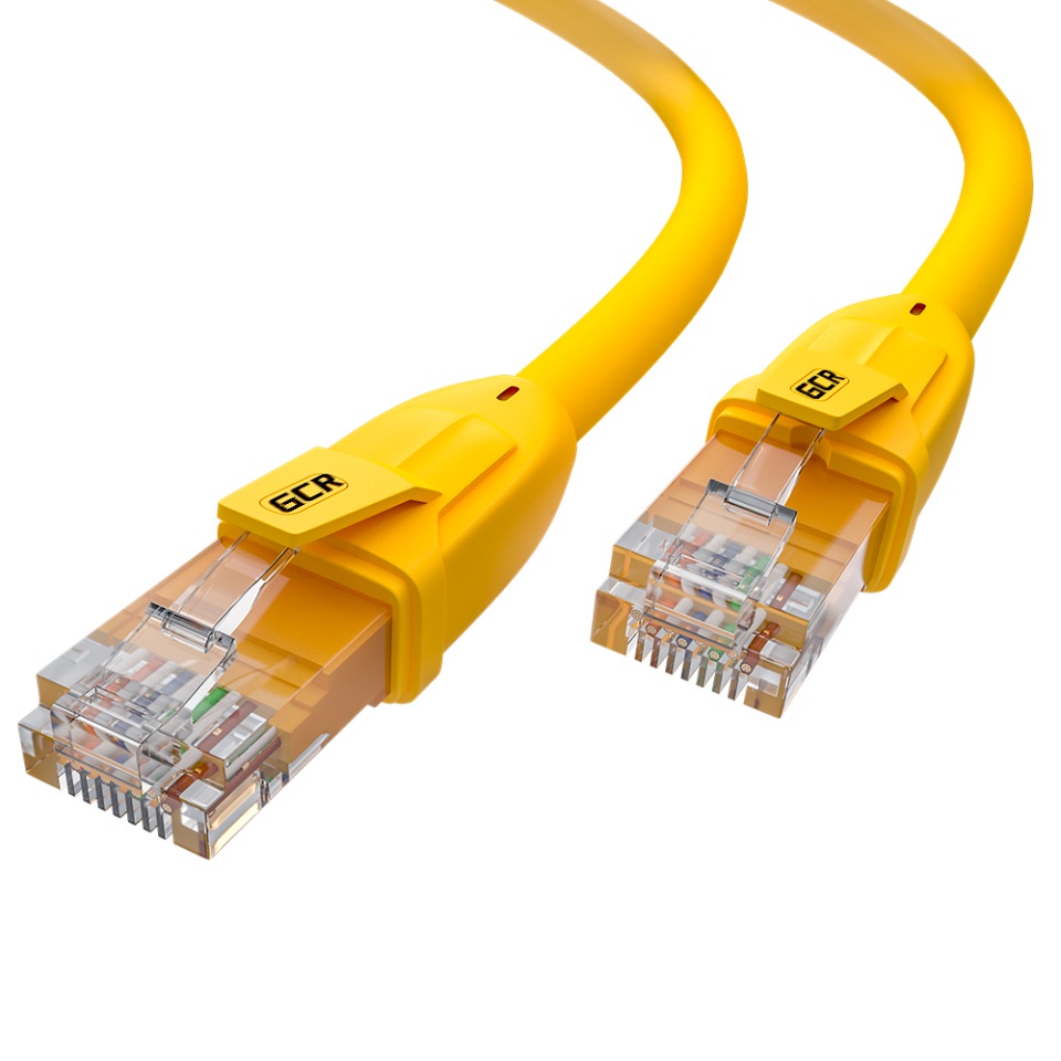 фото Патч-корд gcr 0,7м utp cat.6 10 гбит/с rj45 lan компьютерный кабель для интернета