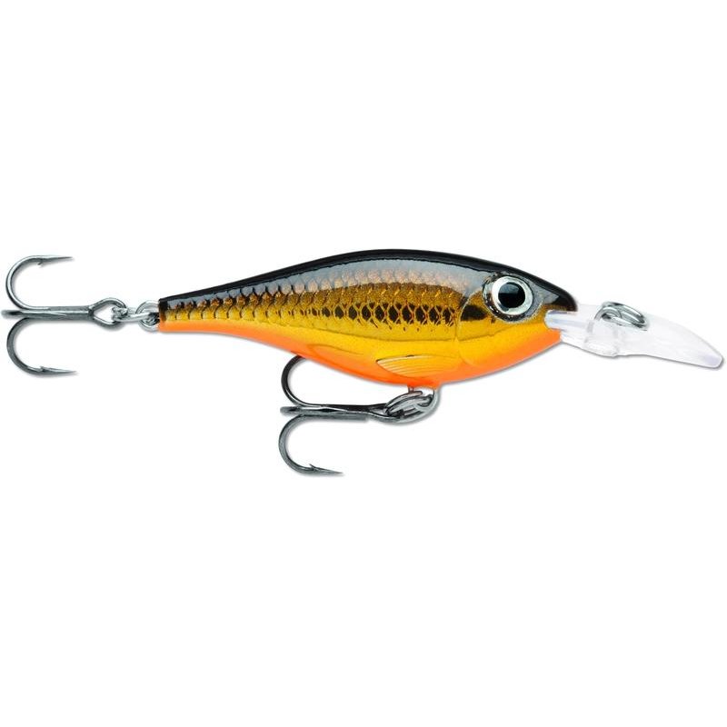 фото Воблер rapala ultra light shad 04 /g /медленно тонущ. / 1,2-1,5м, 4см, 3гр. uls04-g