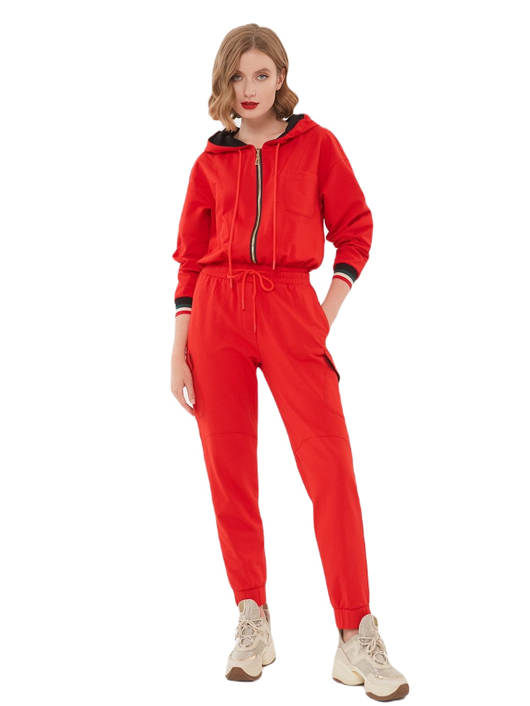 

Комбинезон женский NoBrand красный 42