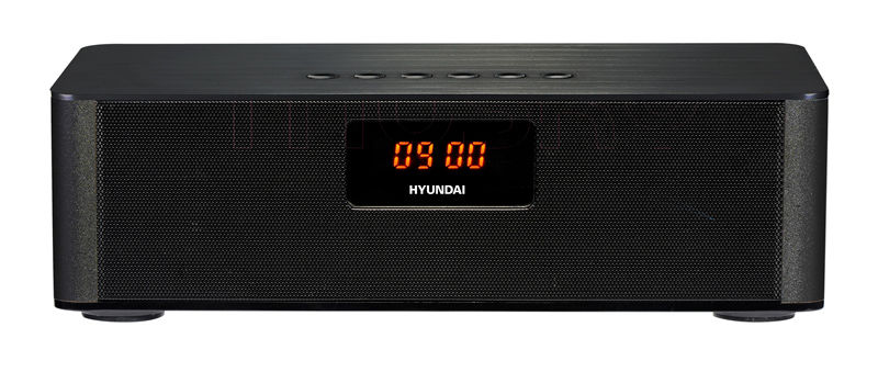 фото Радио-часы hyundai h-rcl340 black