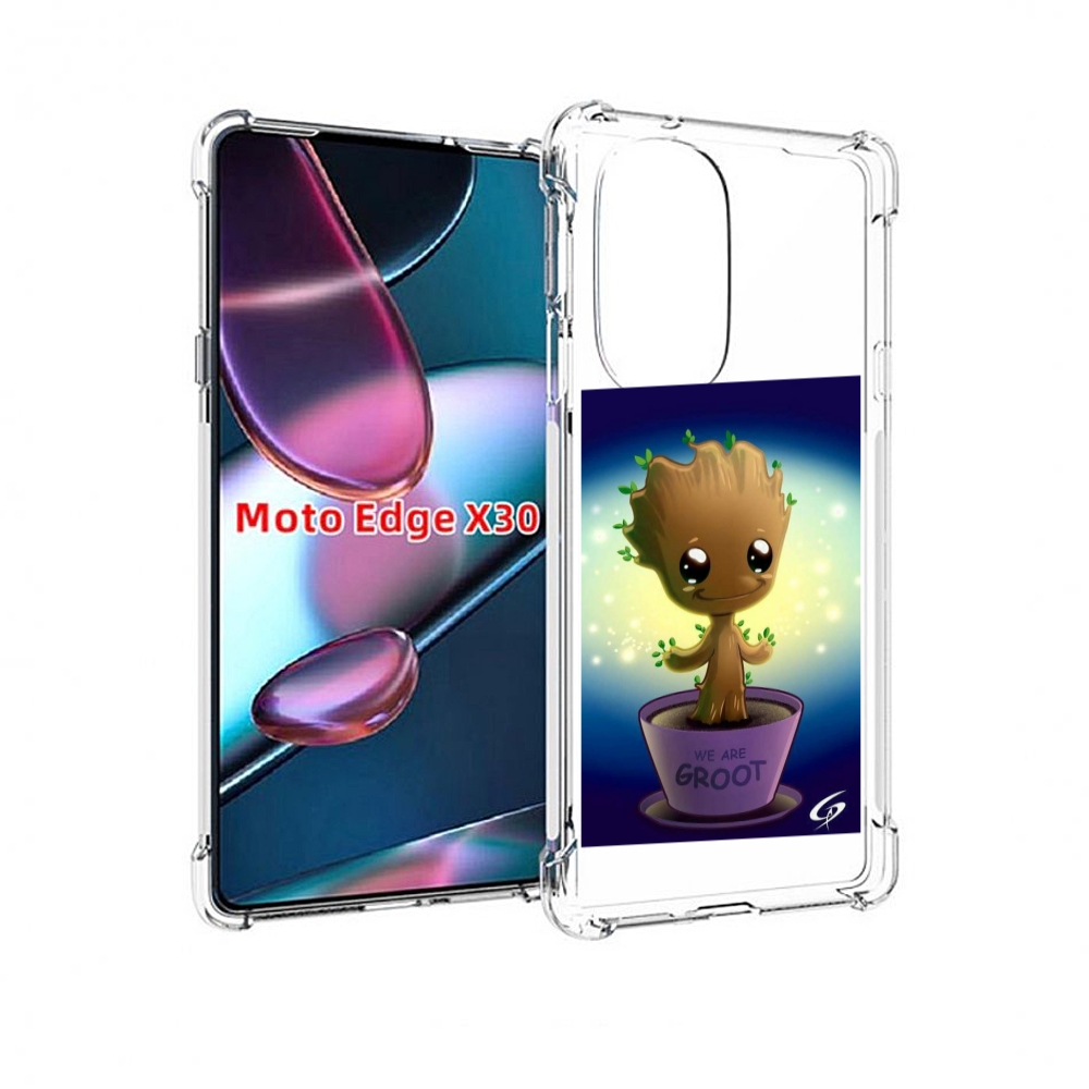 

Чехол MyPads Грут для Motorola Moto Edge X30, Прозрачный, Tocco