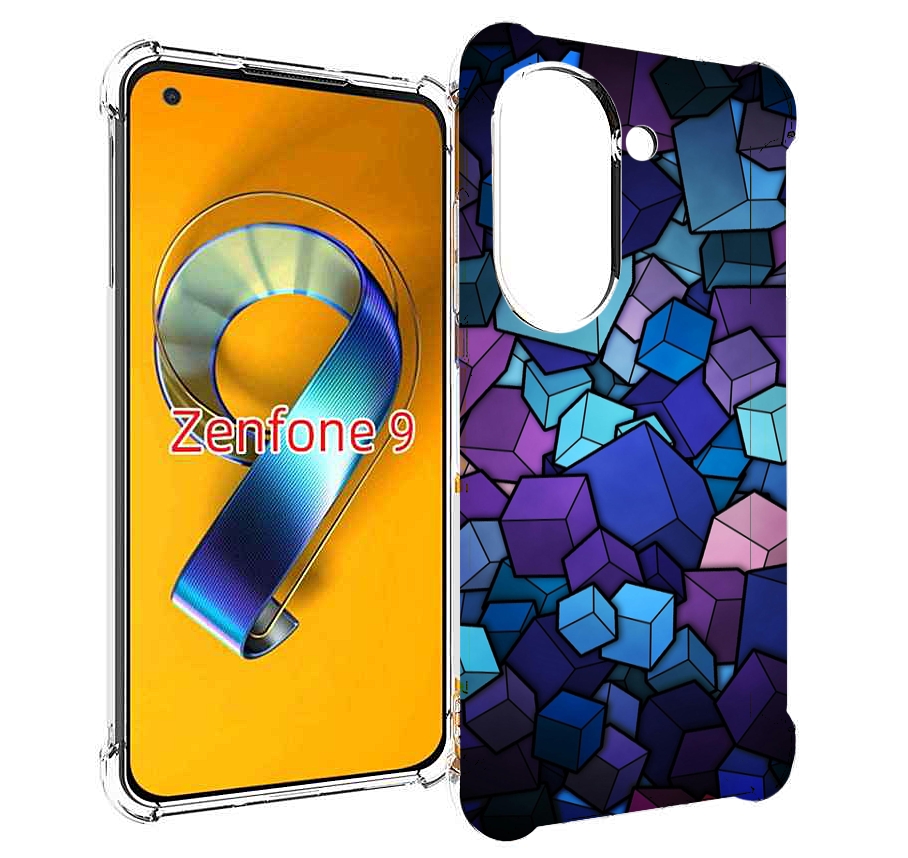 Чехол MyPads лепестки для Asus Zenfone 9 (AI2202)