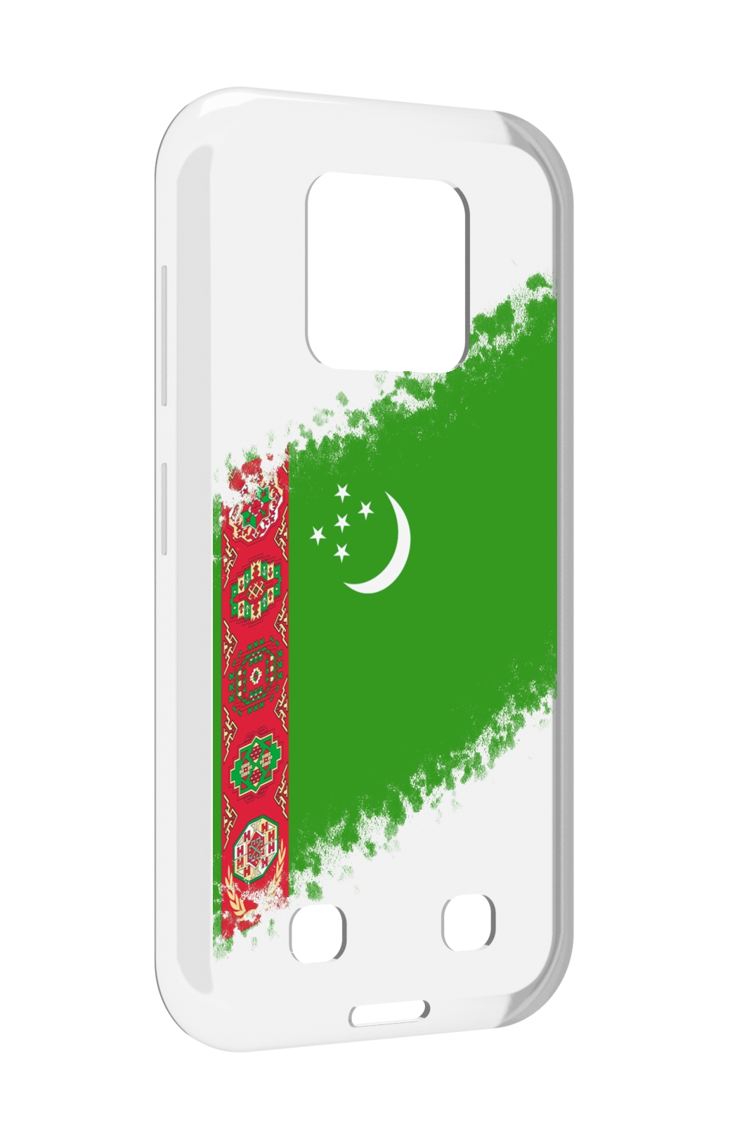 

Чехол MyPads флаг герб Туркменистан-1 для Oukitel WP18, Прозрачный, Tocco
