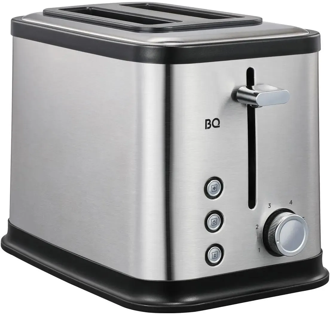 

Тостер BQ T1005 серебристый, черный, T1005