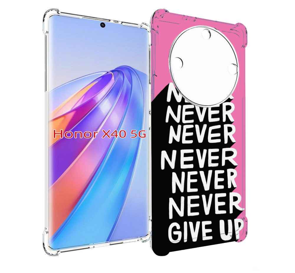

Чехол MyPads никогда для Honor X40, Прозрачный, Tocco