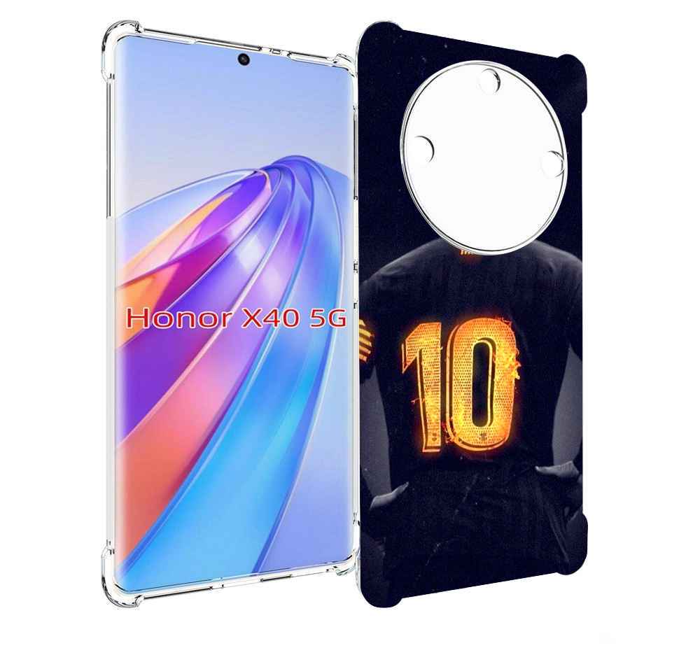 

Чехол MyPads номер-10 для Honor X40, Прозрачный, Tocco