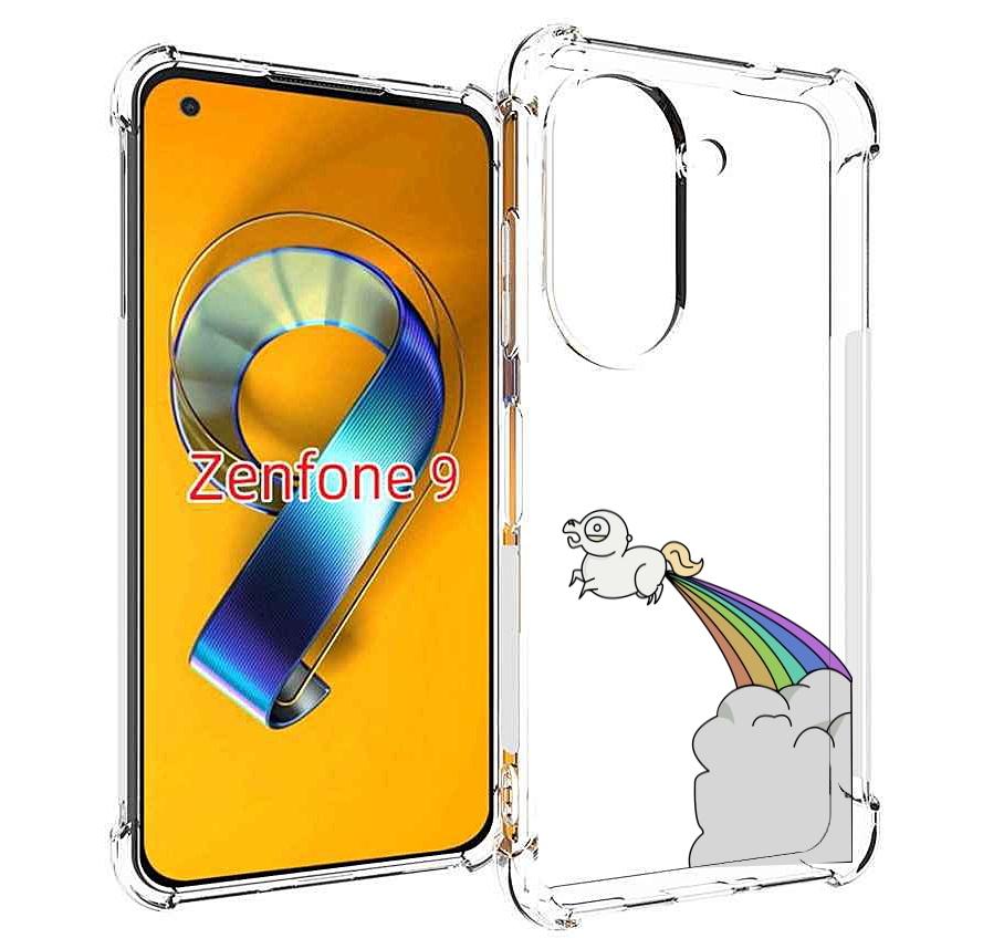 

Чехол MyPads летающее-пони детский для Asus Zenfone 9 (AI2202), Прозрачный, Tocco