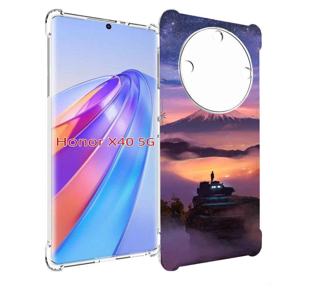 

Чехол MyPads ночь-в-горах для Honor X40, Прозрачный, Tocco