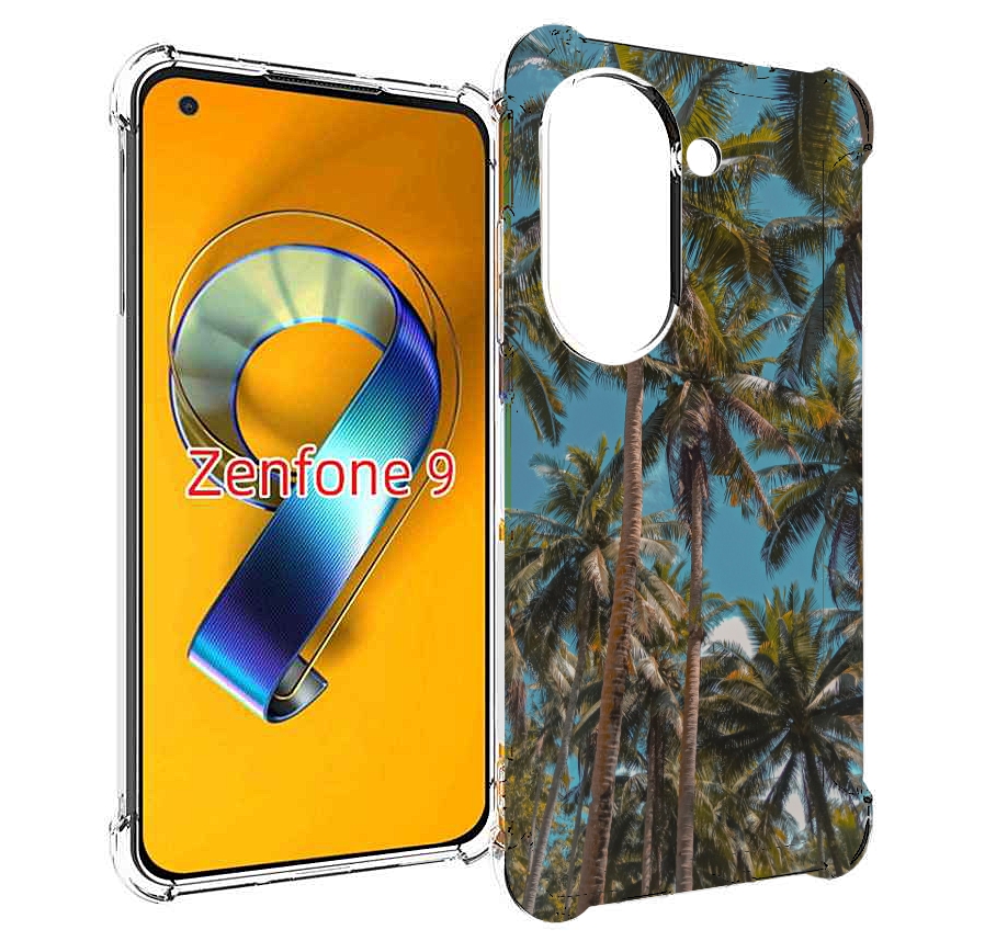 

Чехол MyPads летние пальмы для Asus Zenfone 9 (AI2202), Прозрачный, Tocco