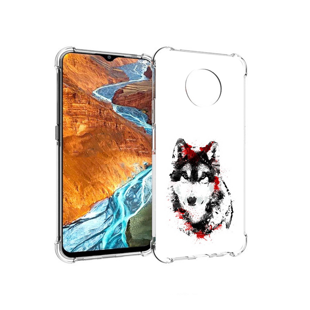 

Чехол MyPads Tocco для Nokia G300 кровавый волк (PT224563.108.416), Прозрачный, Tocco