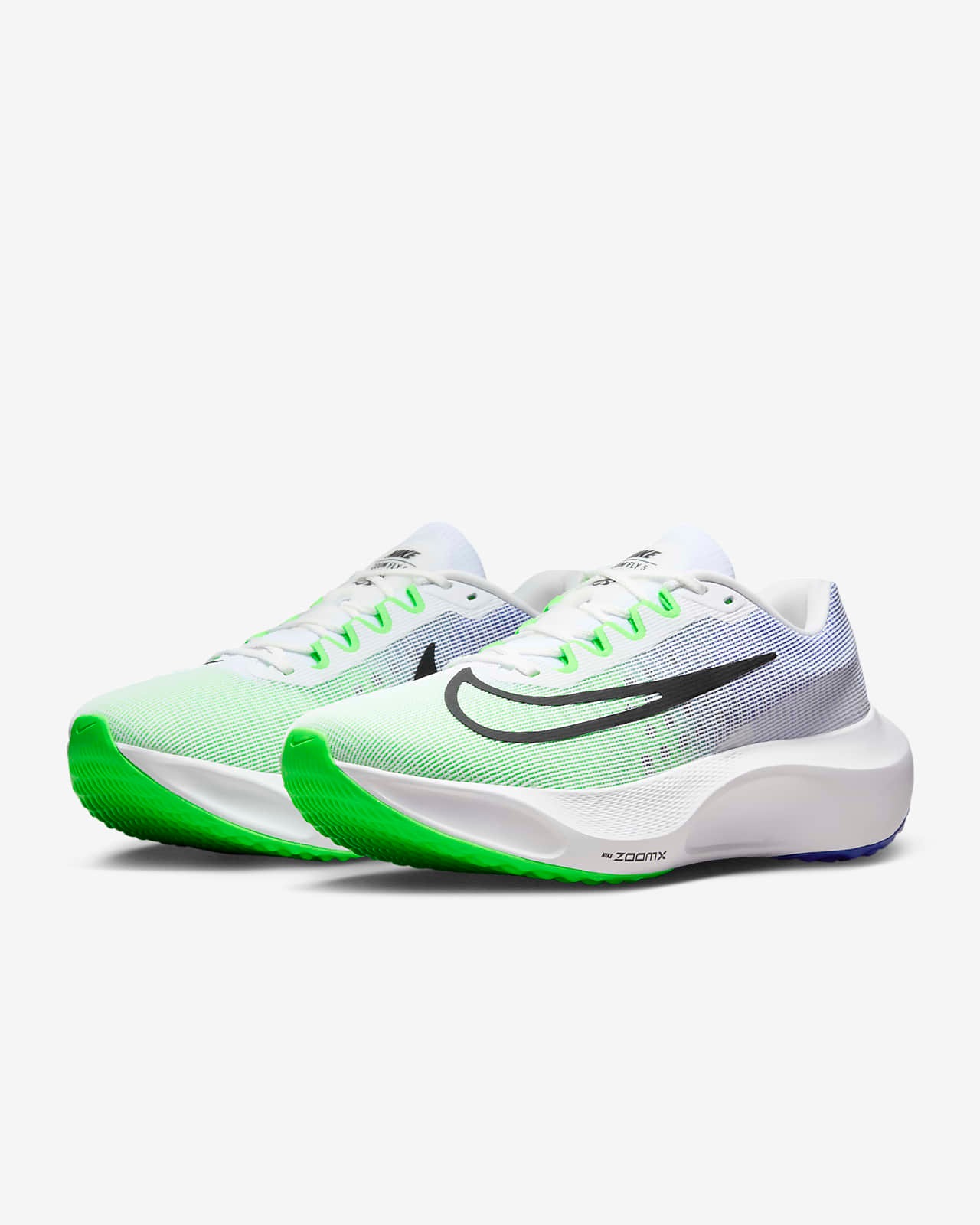 

Кроссовки мужские Nike Zoom Fly 5 белые 8.5 US, Белый, Zoom Fly 5