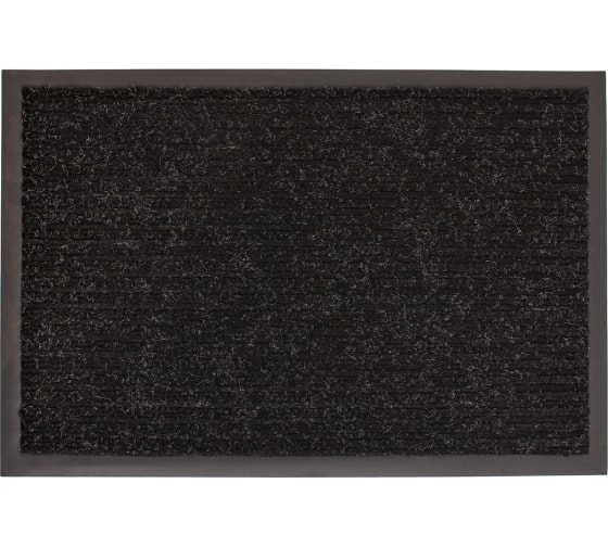 Коврик придверный 80x120 влаговпитывающий Floor mat Стандарт 450гр/1, 15мм, черный