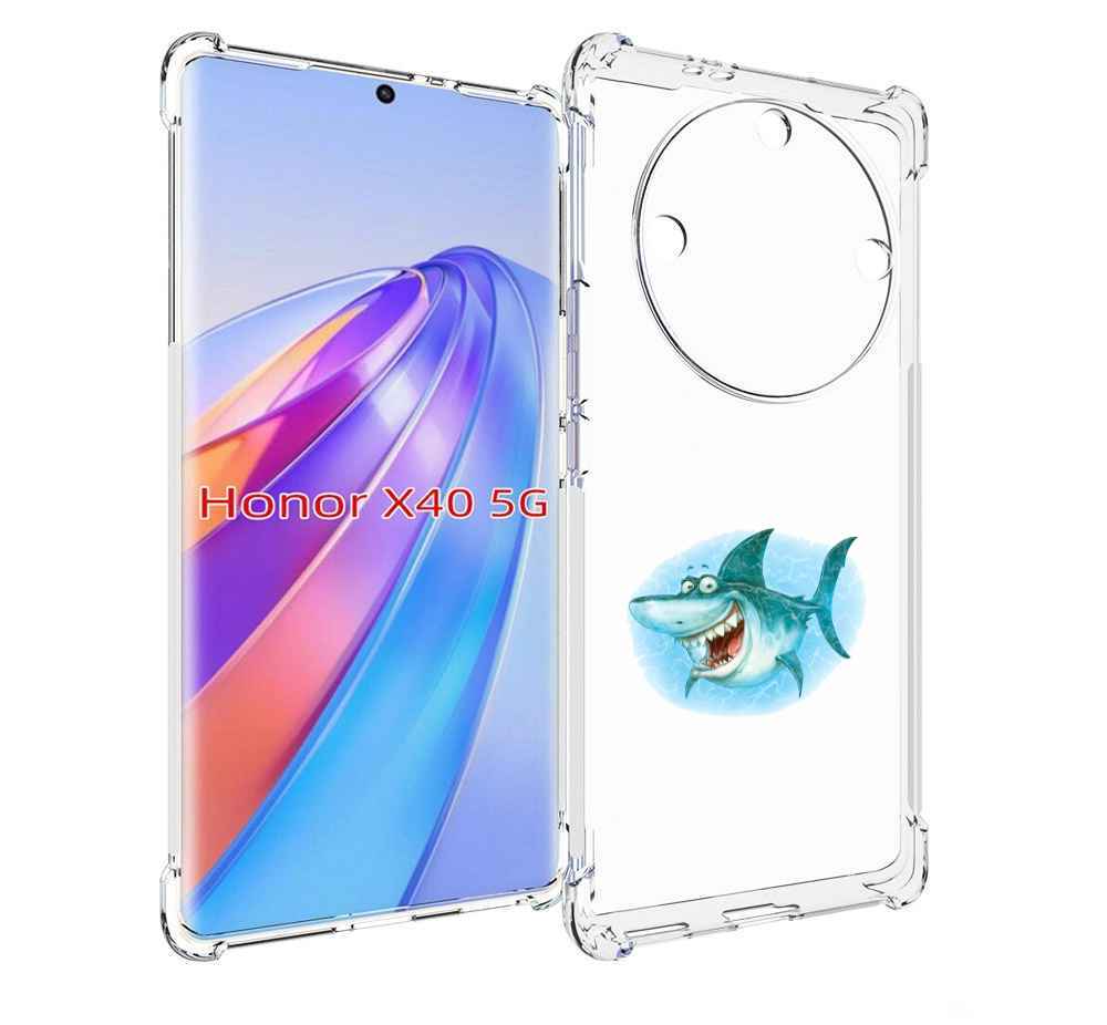 

Чехол MyPads веселая акула для Honor X40, Прозрачный, Tocco