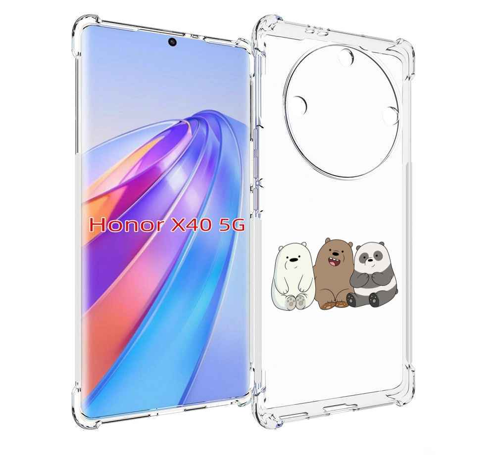 

Чехол MyPads панды детский для Honor X40, Прозрачный, Tocco