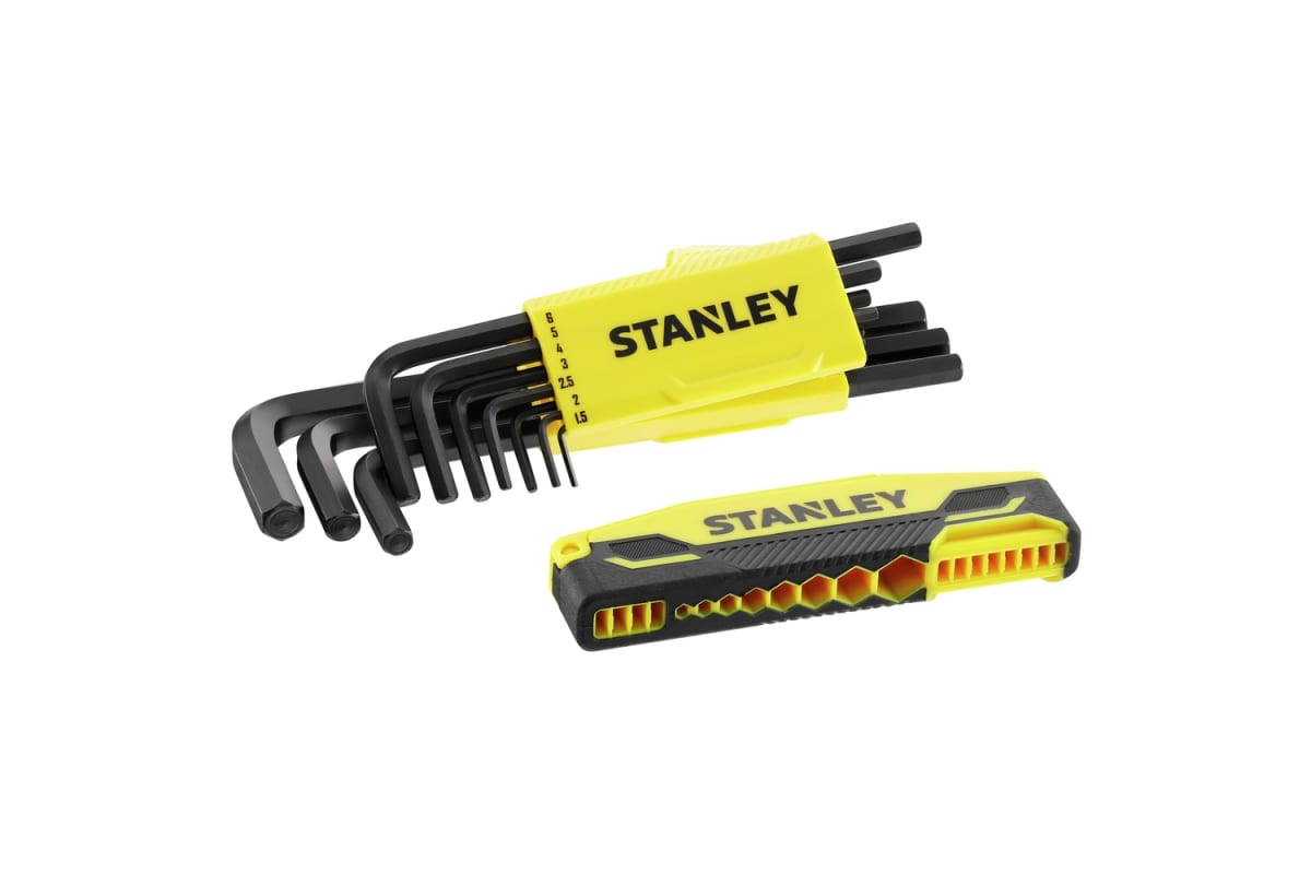 

Stanley набор из 9-ти ключей ''hex grip'' 1,5-2-2,5-3-4-5-6-8-10мм