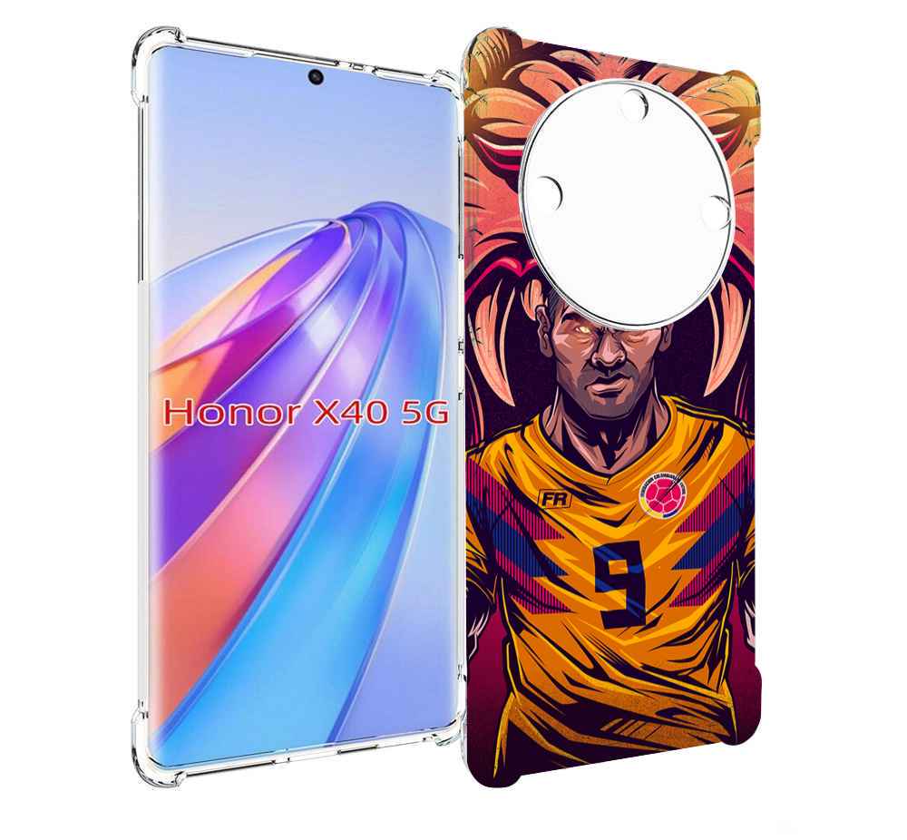 

Чехол MyPads парень-тигр-красный для Honor X40, Прозрачный, Tocco