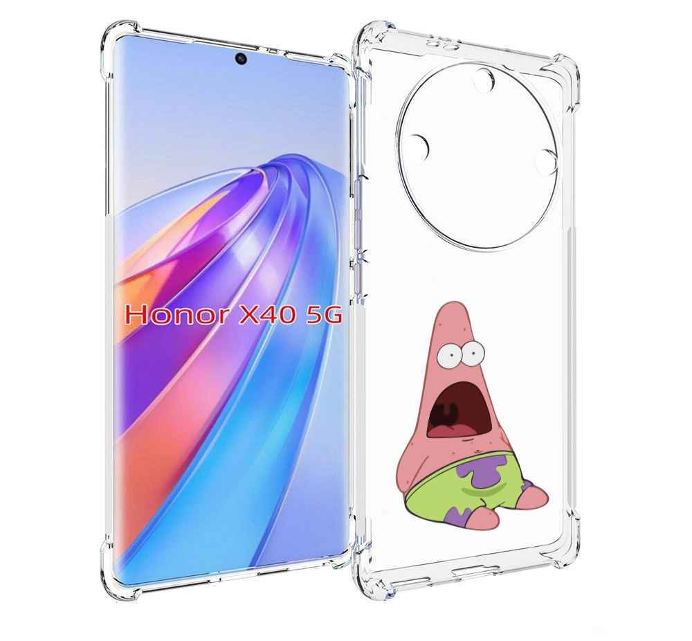 

Чехол MyPads патрик-в-шоке детский для Honor X40, Прозрачный, Tocco