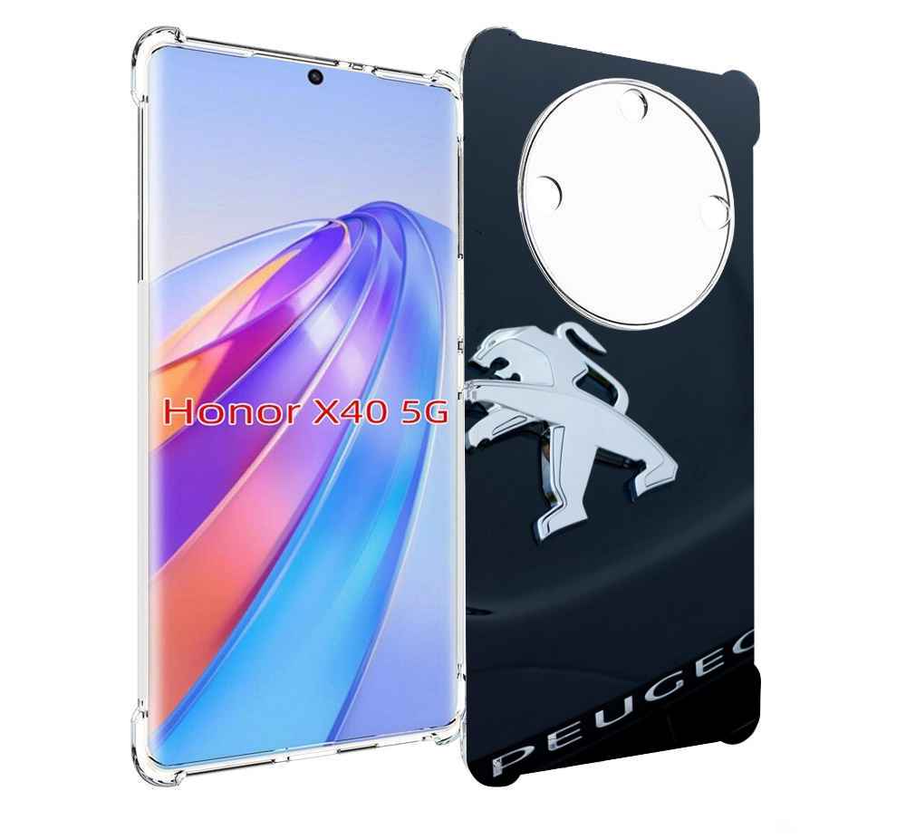 

Чехол MyPads peugeot 2 для Honor X40, Прозрачный, Tocco