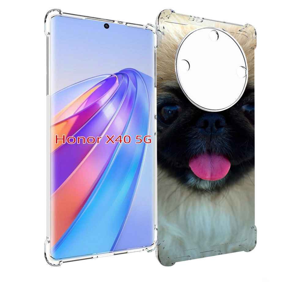 

Чехол MyPads пекинез для Honor X40, Прозрачный, Tocco