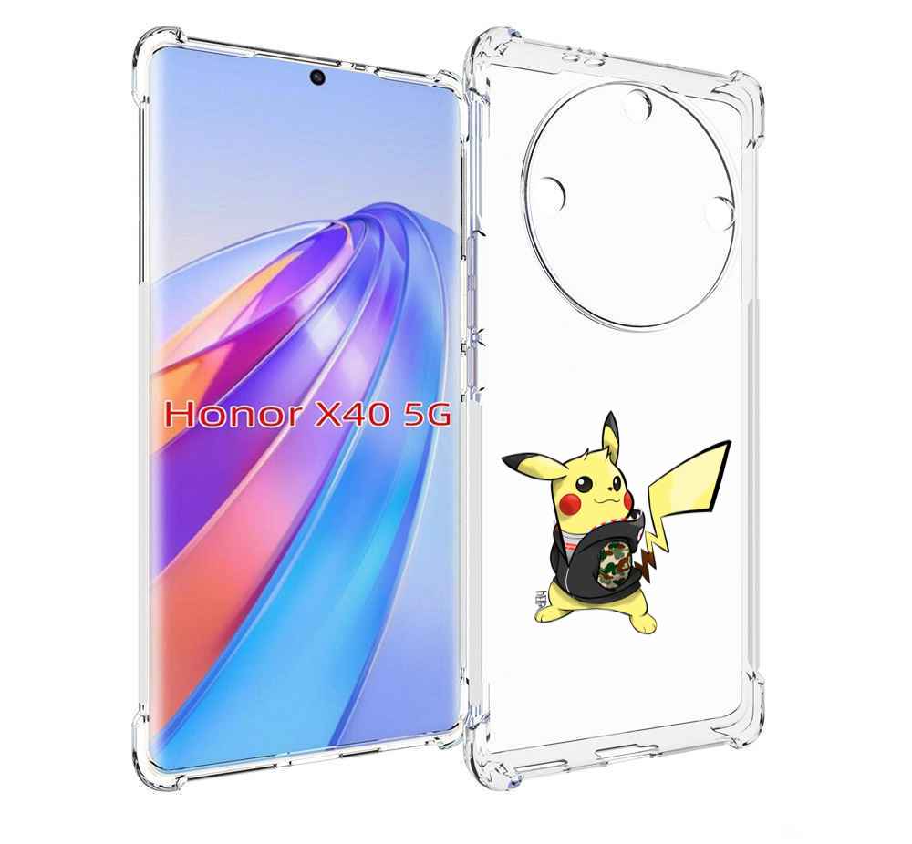 

Чехол MyPads пикачу для Honor X40, Прозрачный, Tocco