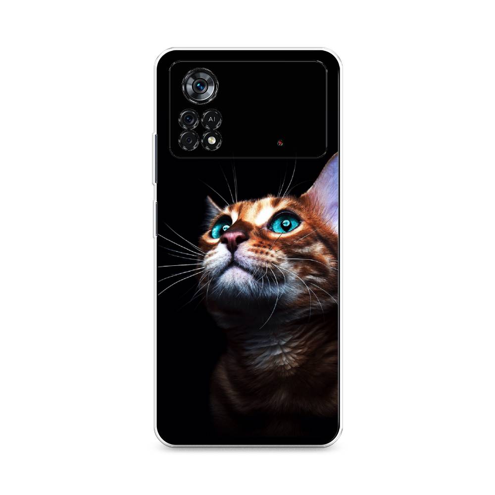 

Чехол Awog на Poco X4 Pro 5G "Мечтательный кот", Разноцветный, 313150-1
