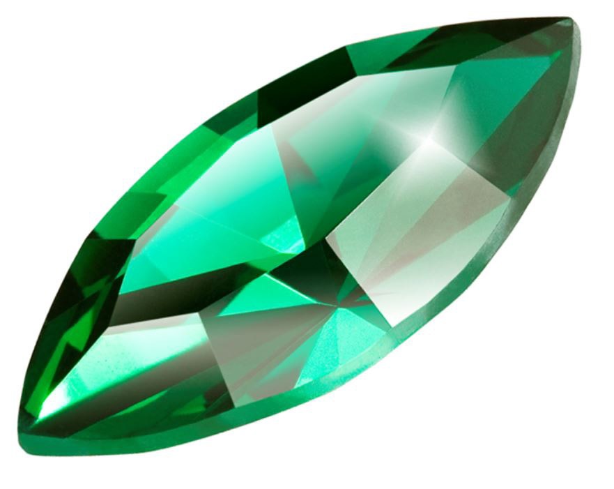 

PRECIOSA 10*5 мм, стекло, 12 шт, изумруд, 50730, Зеленый
