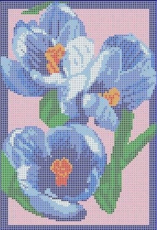 

Рисунок на ткани «Крокус»